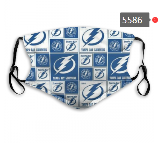 2020 NHL Tampa Bay Lightning #1 Dust mask with filter